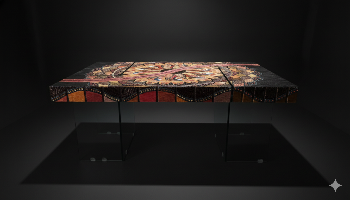 Alpha Centaury Table - Energised VisionArt by Mauricco - SACRED GEOMETRY ARTIST