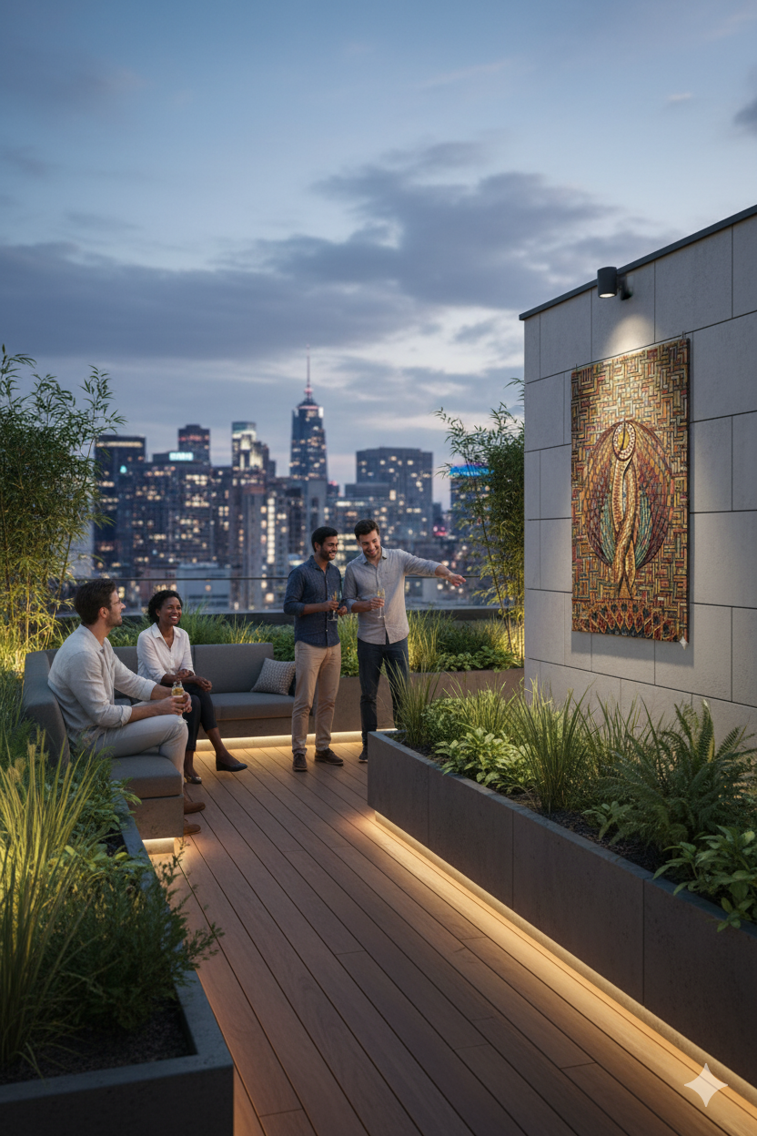 Hieros-Gamos : Sacred-Marriage - Energised VisionArt by Mauricco - spiritual deep soul connection art