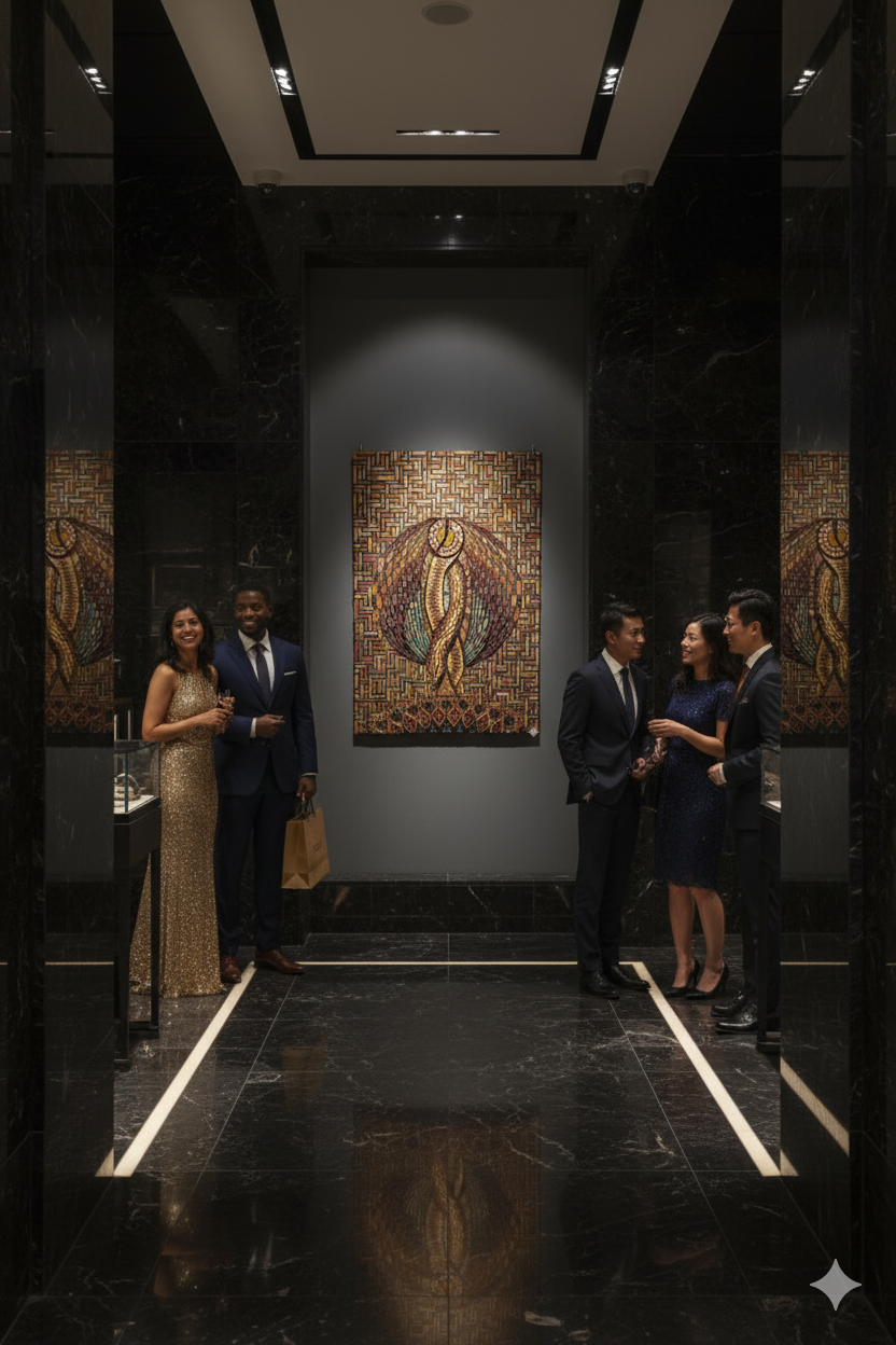 Hieros-Gamos : Sacred-Marriage - Energised VisionArt by Mauricco - spiritual deep soul connection art