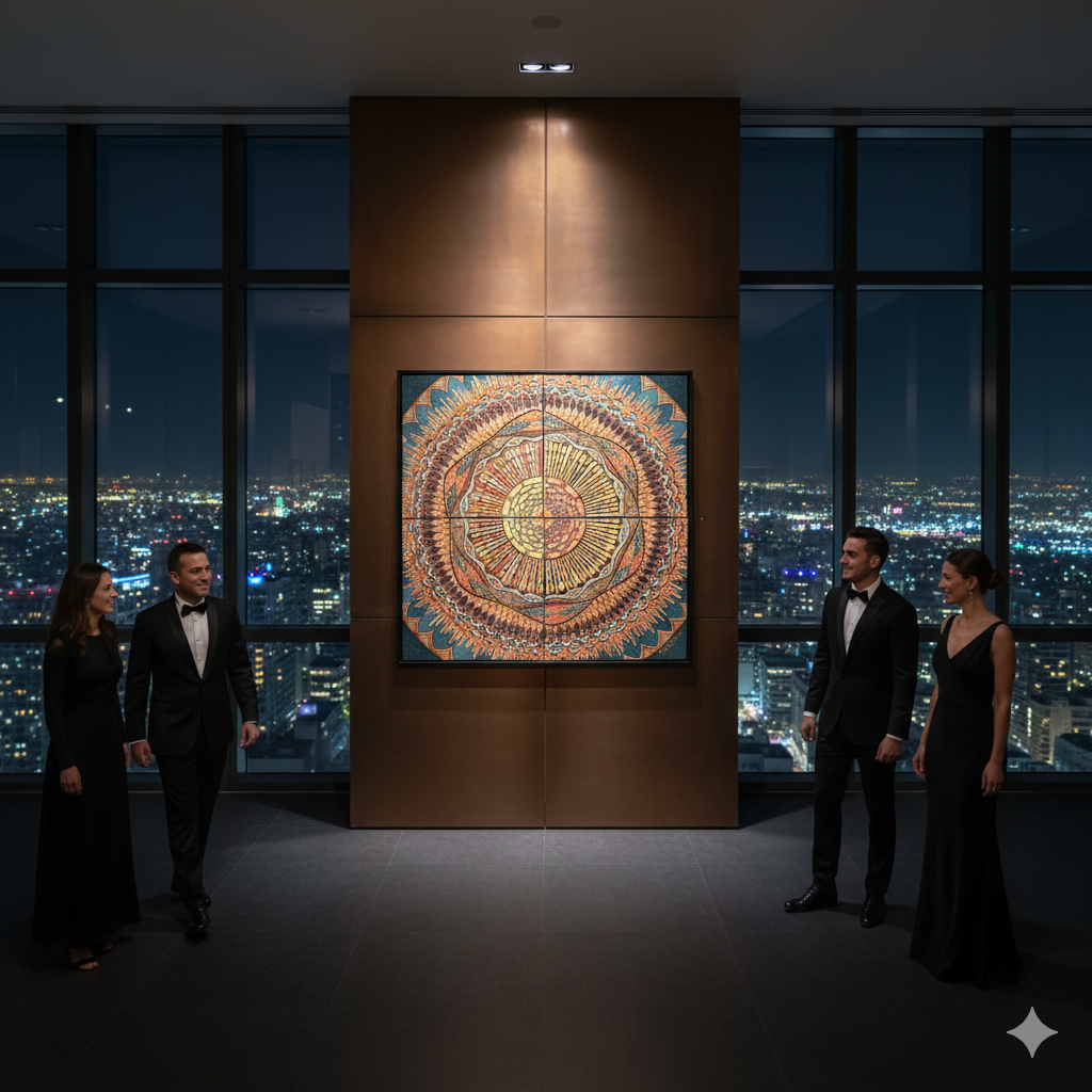 Alpha Centauri - The King Of Gods - Energised VisionArt by Mauricco - Visionary Fine Art