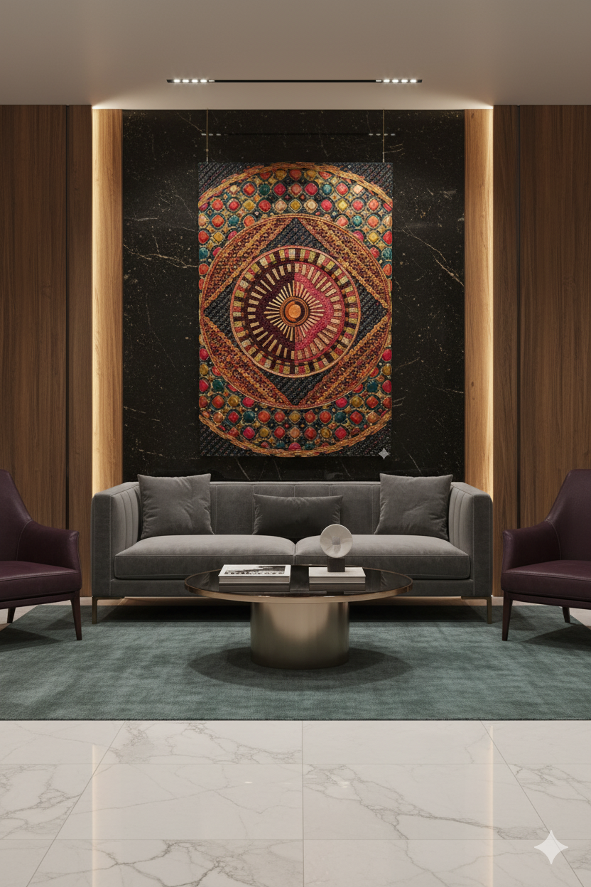 Mighty-Star-Of-Harmony - Energised VisionArt by Mauricco - MANDALA ART